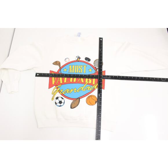 Vintage Most Valuable Grandad Sports Sweatshirt Large - Picture 5 of 7